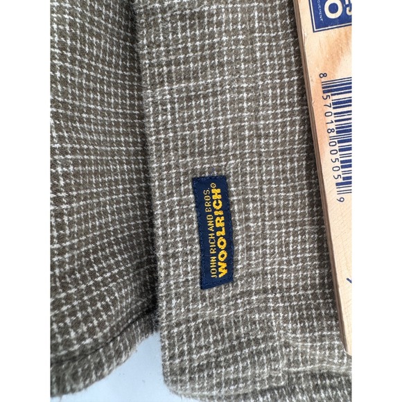 Woolrich Mens Shirt Tall 2XL Button Down Long Sleeve Plaid Cotton Guatemala - Picture 7 of 12